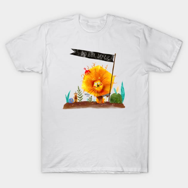 Bad hair Day?!? T-Shirt by Adzusi.art